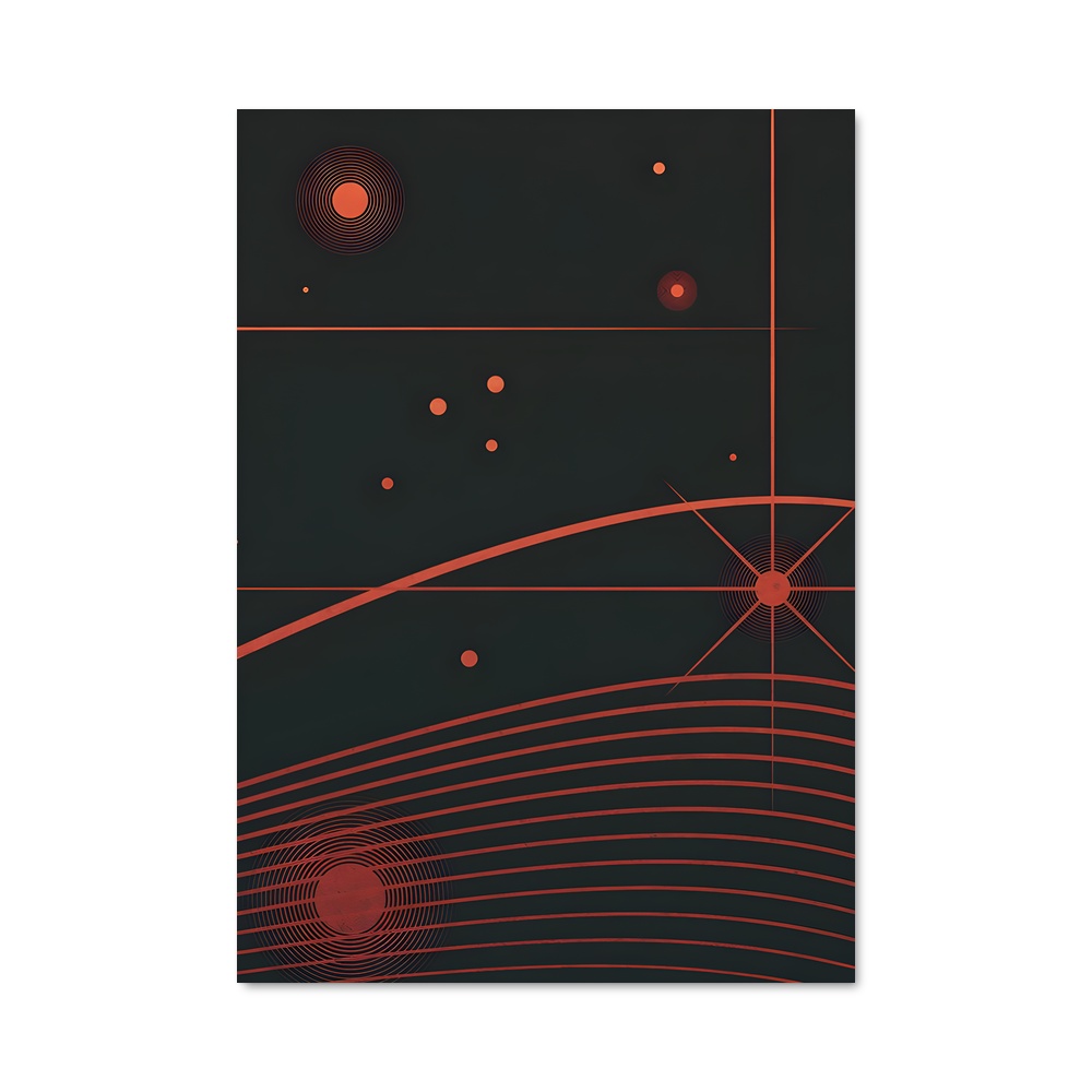 Poster Cercle d'Univers – affiche Art spatial